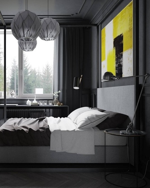 Черный интерьер: с чем сочетать и как использовать сложный цвет в разных комнатах (67 фото)
