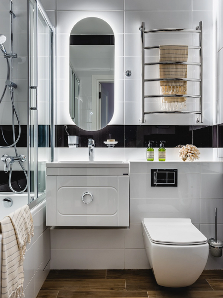 Как визуально увеличить ванную комнату без ремонта: 6 классных идей | ivd.ru