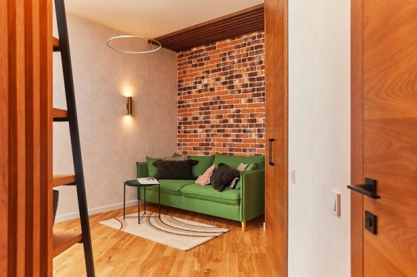 Уютная квартира 48 кв. м в стиле лофт для мамы и дочки | ivd.ru