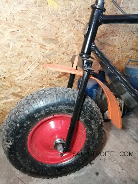 Самодельный трицикл с двигателем от мотоблока (20 фото)