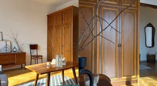 Что делать со старой мебельной стенкой? 7 крутых примеров (фото до и после)